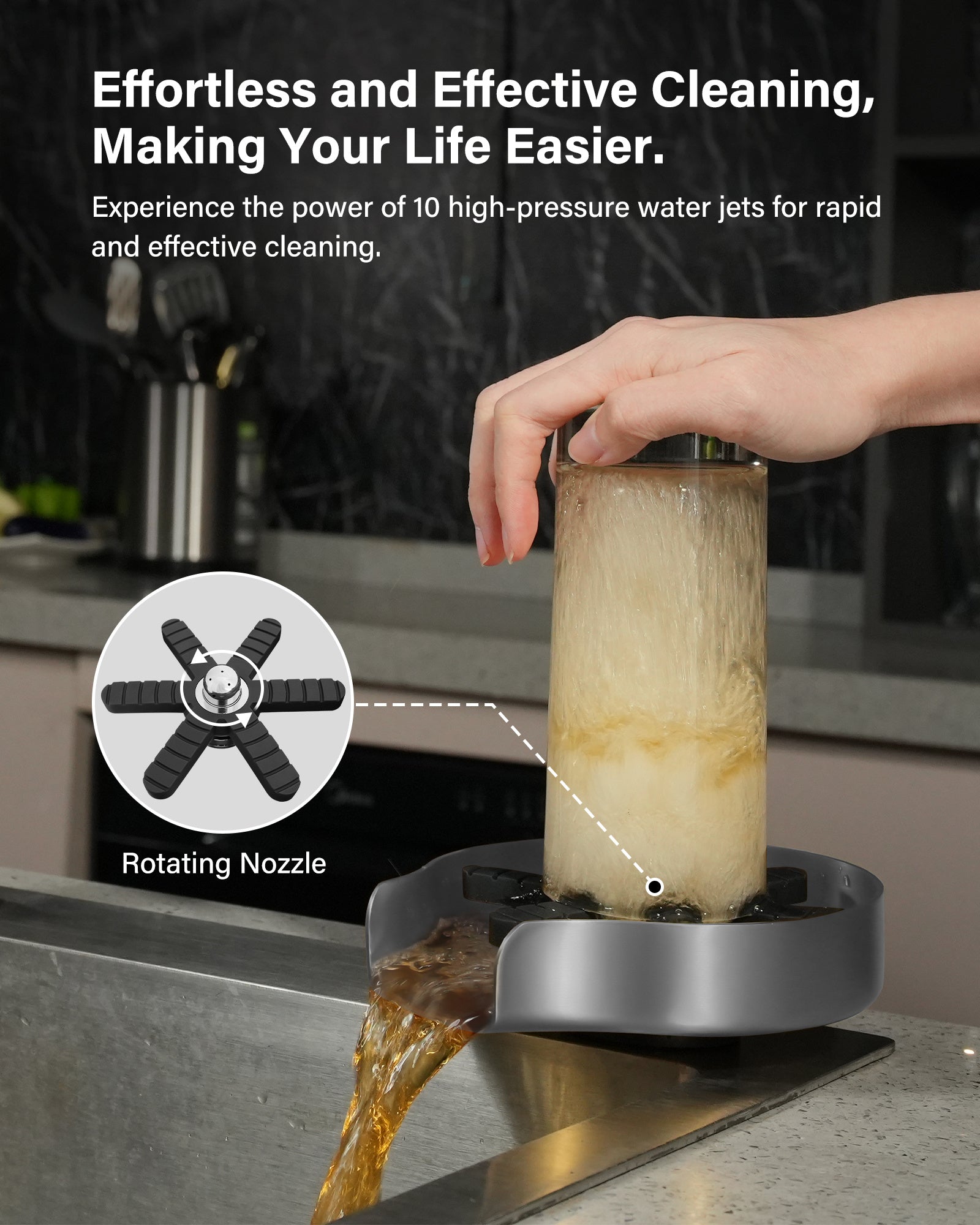 Glass Rinser For Kitchen Sink