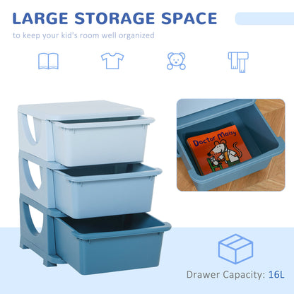 3 Tier Kids Toy Storage