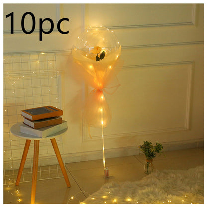 LED Luminous Balloon Rose Bouquet - Perfect for Gifts