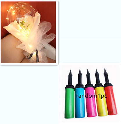 LED Luminous Balloon Rose Bouquet - Perfect for Gifts