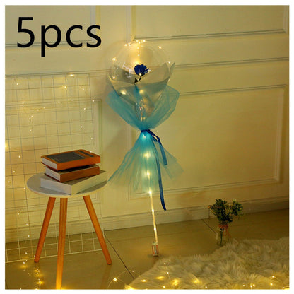 LED Luminous Balloon Rose Bouquet - Perfect for Gifts