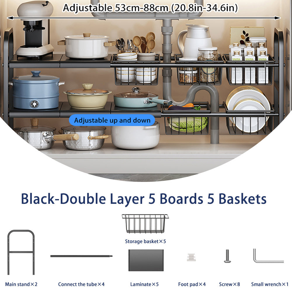 Expandable Cabinet Shelf