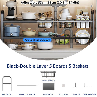 Expandable Cabinet Shelf