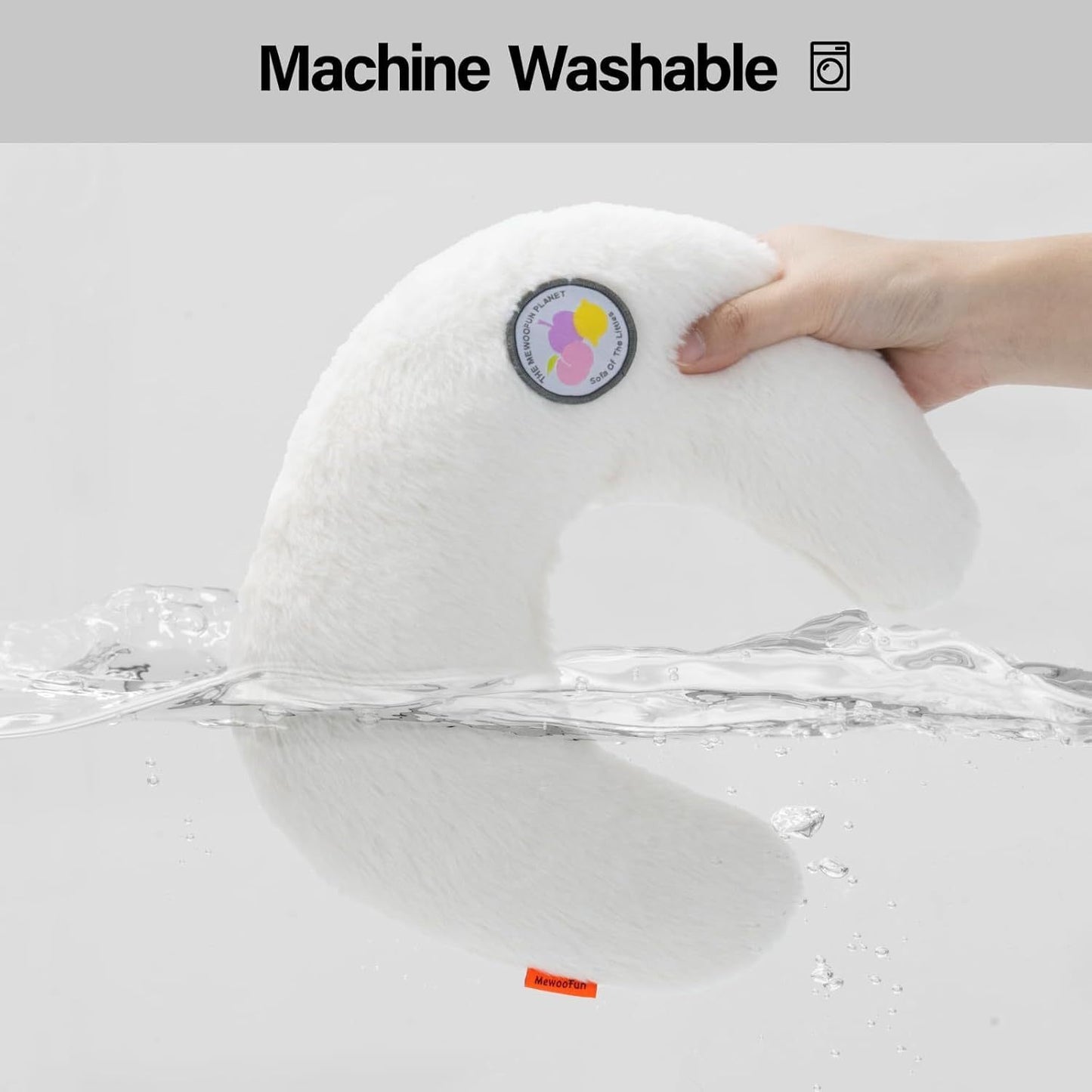 MEWOOFUN U-Shaped Orthopedic Pet Pillow