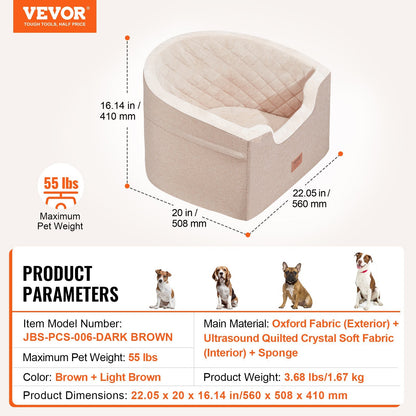 VEVOR Dog Booster Car Seat