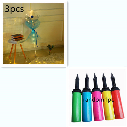 LED Luminous Balloon Rose Bouquet - Perfect for Gifts