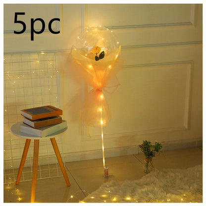 LED Luminous Balloon Rose Bouquet - Perfect for Gifts