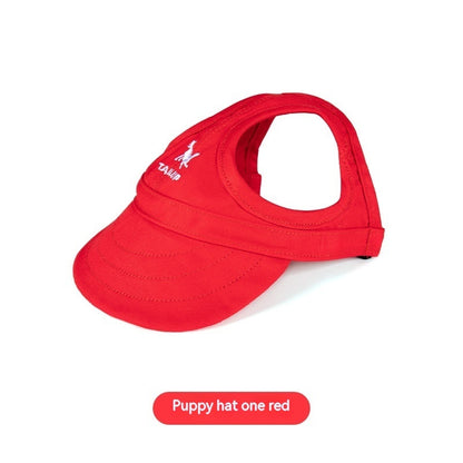 Puppy Peaked Baseball Cap