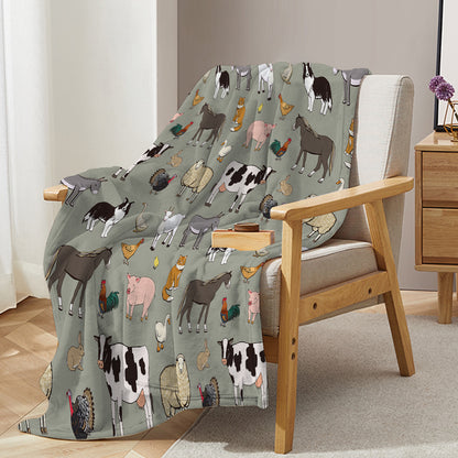 Various Animals Blanket