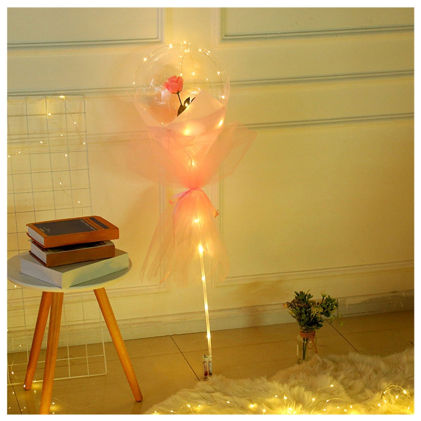 LED Luminous Balloon Rose Bouquet - Perfect for Gifts