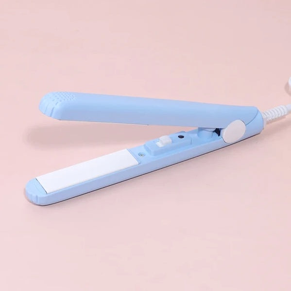 Mini Portable Hair Iron Curler | Ceramic Straightener