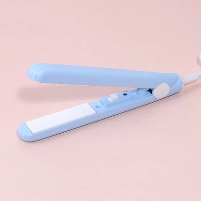 Mini Portable Hair Iron Curler | Ceramic Straightener