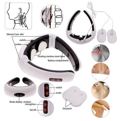 Electric Cervical Pulse Neck Massager - Relax & Heal