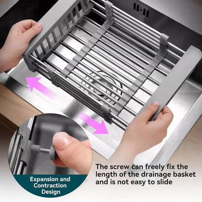 Adjustable Immersion Sink Dish Drying Rack