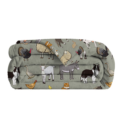 Various Animals Blanket