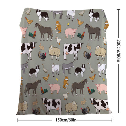 Various Animals Blanket