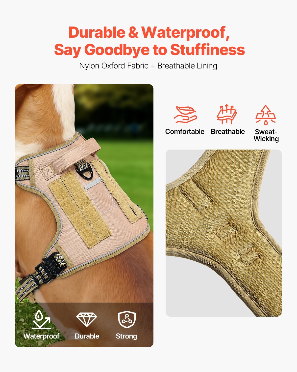 Dog Harness Adjustable Vest