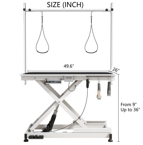 Super Deluxe Electric Pet Grooming Table