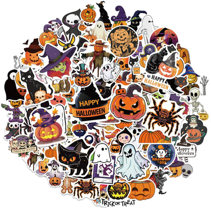 100 Pcs Halloween Stickers