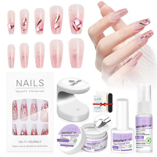 SAVILAND Press On Nails Starter Kit