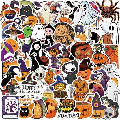 100PCS Halloween Stickers