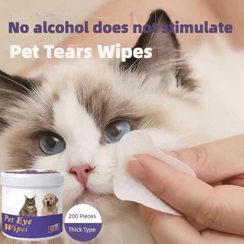 Pet Eye Wipes for Dogs and Cats