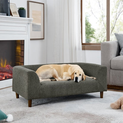 Pet Sofa With Backrest And Armrests
