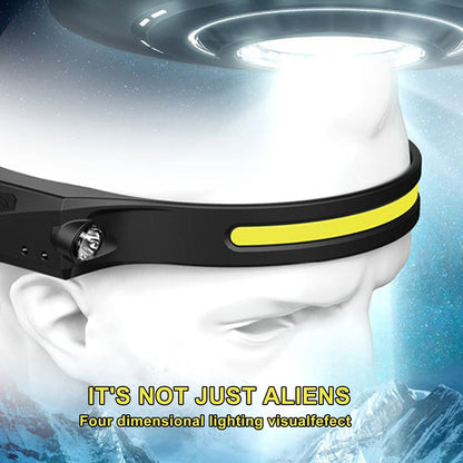 COB LED Induction Headlamp 