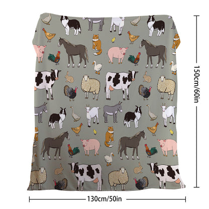 Various Animals Blanket