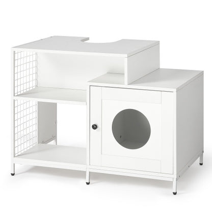 Cat Litter Box Enclosure For Bathroom