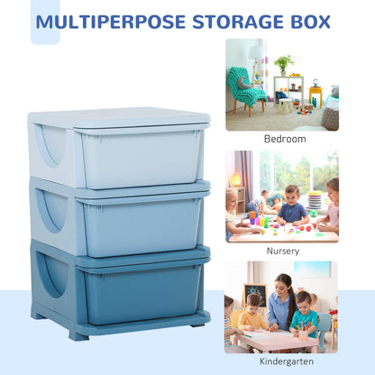 3 Tier Kids Toy Storage