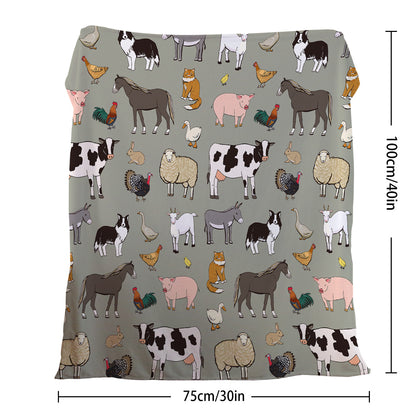 Various Animals Blanket