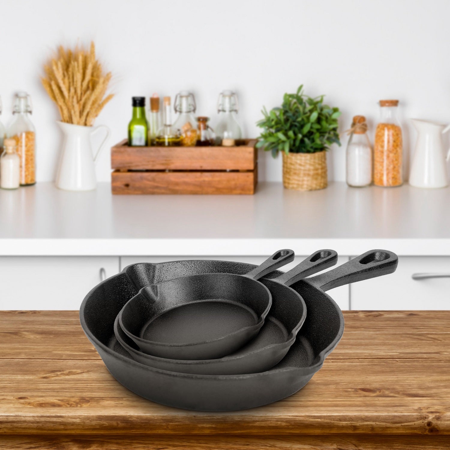 Pre-Seasoned Cast Iron Skillets