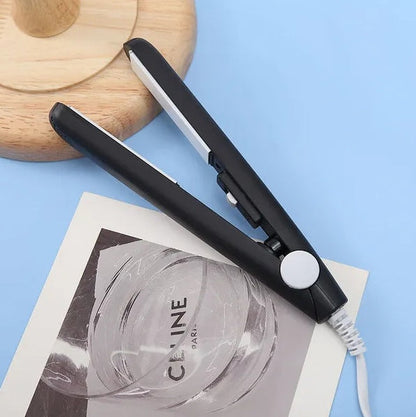 Mini Portable Hair Iron Curler | Ceramic Straightener