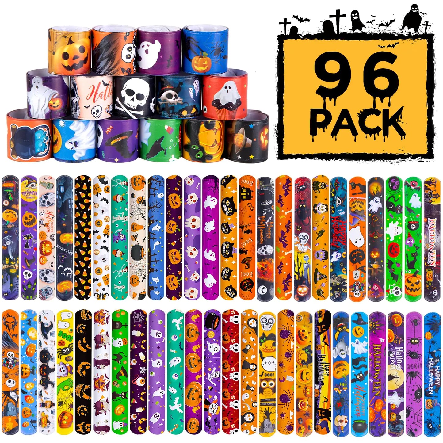 Shindel Halloween Slap Bracelets
